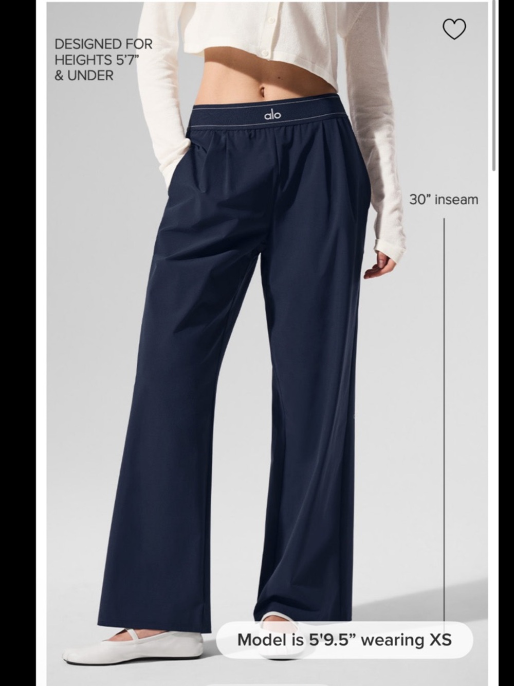 ALO Suit-up Trousers - Navy